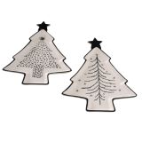 SERVIRNI KROŽNIK 27X28 CM MADALYN SMREKICA 2 DESIGNA