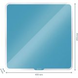 MAGNETNA TABLA LEITZ COSY-WOW COSY MODRA 45X46 STEKLENA