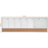 MAGNETNA TABLA NOBO TABLE QUARTER 58.5X19 CM PLANER TEDENSKI 1903780