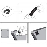 MAGNETNA TABLA NOBO TABLE QUARTER 58.5X19 CM PLANER TEDENSKI 1903780