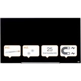 MAGNETNA TABLA NOBO TABLE STEKLENA 126.4X71.1 CM DIAMOND ČRNA 1905181