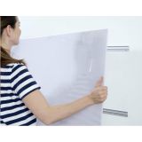 MAGNETNA TABLA NOBO TABLE STEKLENA 67.7X38.1 CM DIAMOND BELA 1905175