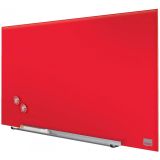 MAGNETNA TABLA NOBO TABLE STEKLENA 67.7X38.1 CM DIAMOND RDEČA 1905183