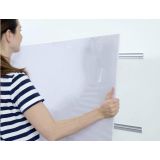 MAGNETNA TABLA NOBO TABLE STEKLENA 99.3X55.9 CM DIAMOND BELA 1905176