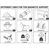 MAGNETNI KOTNIK TELWIN 45/90/135 ST., DO 23 KG
