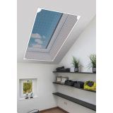 SCHELLENBERG MAGNETNI OKVIR ZA STREŠNO OKNO Z ZAŠČITNO MREŽO PROTI INSEKTOM IZ FIBERGLASA 80X140 CM BEL