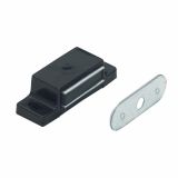 MAGNETNI ZASKOČNIK HETTICH DIY 45X14X15 MM, 3-4 KG, ČRN, V ZAVOJU JE 4 KOS