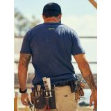 MAJICA KRATKI ROKAV BISLEY LOGO TEE XL MODRA