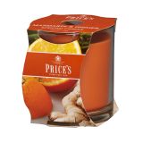 SVEČA V KOZARCU PRICES MANDARIN AND GINGER