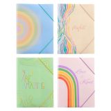 MAPE TARGET Z ELASTIKO A4 RAINBOW 28823