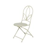 KOVINSKI STOL DECORIS MARIE, Z LISTI 39X46X93 CM