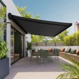 MARKIZA, TENDA NATERIAL LOBY 400X300 CM, SIVA ROČNA, KASETNA