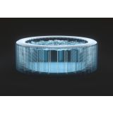 MASAŽNI BAZEN INTEX GREYSTONE DELUXE SQUARE ZA 4 OSEBE