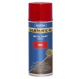 MASTON BARVNI SPREJ HAMMER GLADEK EFEKT RDEČI 400ML