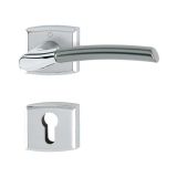 MEDEN.KLJUKA ZA VRATA HOPPE BERGEN Z ROZETO CILINDER F49-F9 OGLATA ROZETA