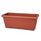 PE ZUNANJE KORITO MEDITERAN MAXI 80 X 32 TERACOTA