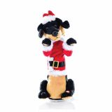 PRAZNIČNA FIGURA MQ MEHKI KUŽA 35 CM POJOČI IN PREMIKAJOČI