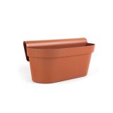 PE KORITO Z VODNO REZERVO BLUMAX MELROSE ESPRIT 50X20X20H TERAKOTA