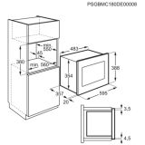 MIKROVALOVNA PEČICA ELECTROLUX LMS4253TMX