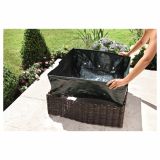 LESENA VISOKA GREDA ROKO MINI 75X75X25CM, RJAVA