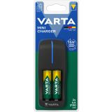 BATERIJSKI POLNILNIK VARTA MINI CHARGER + 2X AA R2U 2100MAH