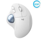 MIŠKA/KAZALNIK LOGITECH ERGO M575, BELA