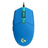 MIŠKA/KAZALNIK LOGITECH G102 LIGHTSYNC, MODRA