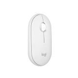 MIŠKA/KAZALNIK LOGITECH PEBBLE M350S, BELA