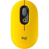 MIŠKA/KAZALNIK LOGITECH POP MOUSE, RUMENA
