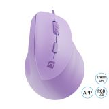 MIŠKA/KAZALNIK NATEC CRAKE 2 PRO VERTIKALNA ŽIČNA VIJOLIČNA