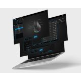 MIŠKA/KAZALNIK NATEC CRAKE 2 PRO VERTIKALNA ŽIČNA VIJOLIČNA