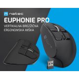 MIŠKA/KAZALNIK NATEC EUPHONIE PRO VERTIKALNA BREZŽIČNA