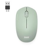 MIŠKA/KAZALNIK PORT WL USB-A/USB-C ZELENA