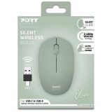 MIŠKA/KAZALNIK PORT WL USB-A/USB-C ZELENA