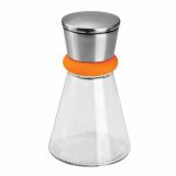 MLINČEK/MOŽNAR MLINČEK ZA POPER; STEKLO, INOX POKROV,SILIKON OBROČ