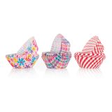 MODEL ZA PEČENJE BANQUET ZA MUFFINE 48/1 PISANI IZ PAPIRJA