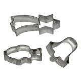 MODEL ZA OBLIKOVANJE SMOLIK 3 DELNI MIX - RIBICA ZVEZDICA IN ZVONČEK