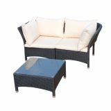 GARNITURA UMETNI RATAN BIVA MODUS 5-DELNA, BEŽ BLAZINE