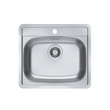 NERJAVNO POMIVALNO KORITO ALVEUS MORE 10, NAT 560X500 MM