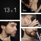 MOŠKI UREJEVALNIK BRAUN MULTIGROOMER AIO 7560 13 V 1