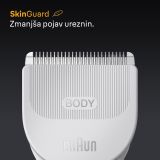 MOŠKI UREJEVALNIK BRAUN ZA TELO BG 5550 +6 NASTAVKOV