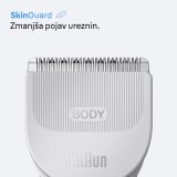 MOŠKI UREJEVALNIK BRAUN ZA TELO BG3500 +2 NASTAVKA