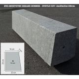 IZDELEK IZ GRANITA MOSTOVNI ROBNIK EU2 SVETLO SIV 16X20/23X100CM