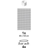 SCHELLENBERG ZAŠČITNA MREŽA ZA SVETLOBNI JAŠEK 50X125 CM, STEKLENA VLAKNA, BREZ OKVIRJA