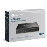 MREŽNI USMERNIK (ROUTER) TP LINK MINI VIGI NVR1004H-4P- 2TB 4CHANNEL 4K 4XPOE USB