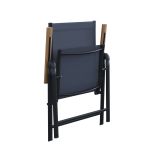 KOVINSKI STOL NATERIAL ORIS 67X58X110 T.SIV ALU, ZLOŽLJIV