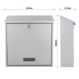 NABIRALNIK ROTTNER BOLZANO SREBRN 400X365X115MM