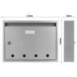 NABIRALNIK ROTTNER IMOLA SREBRN 240X320X60MM