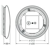 NADGRADNA STROP. SVETILKA TRILUX 2340 G2 WD2 LED 22/16/ ML-8MC ET