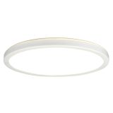 NADGRADNA STROP. SVETILKA E2 TWICE 18W WW S SENZORJEM OKROGLA, BELA, IP44